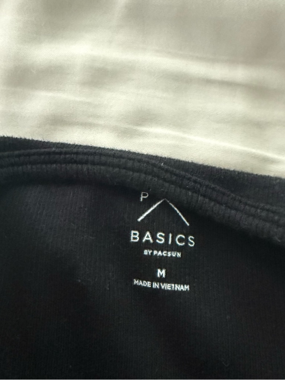 Black Ribbed Tank - Picture 2 of 2